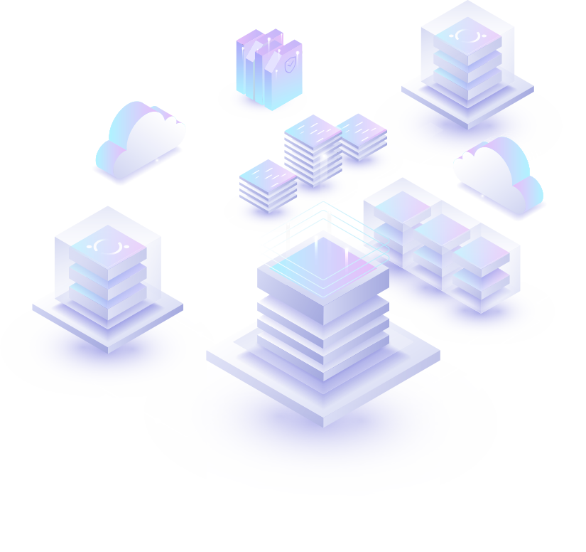Digital infrastructure illustration
