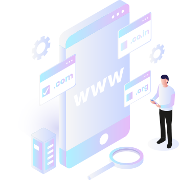 Domain search illustration